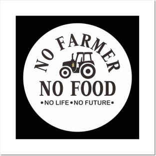 No Farmer No Food Posters and Art